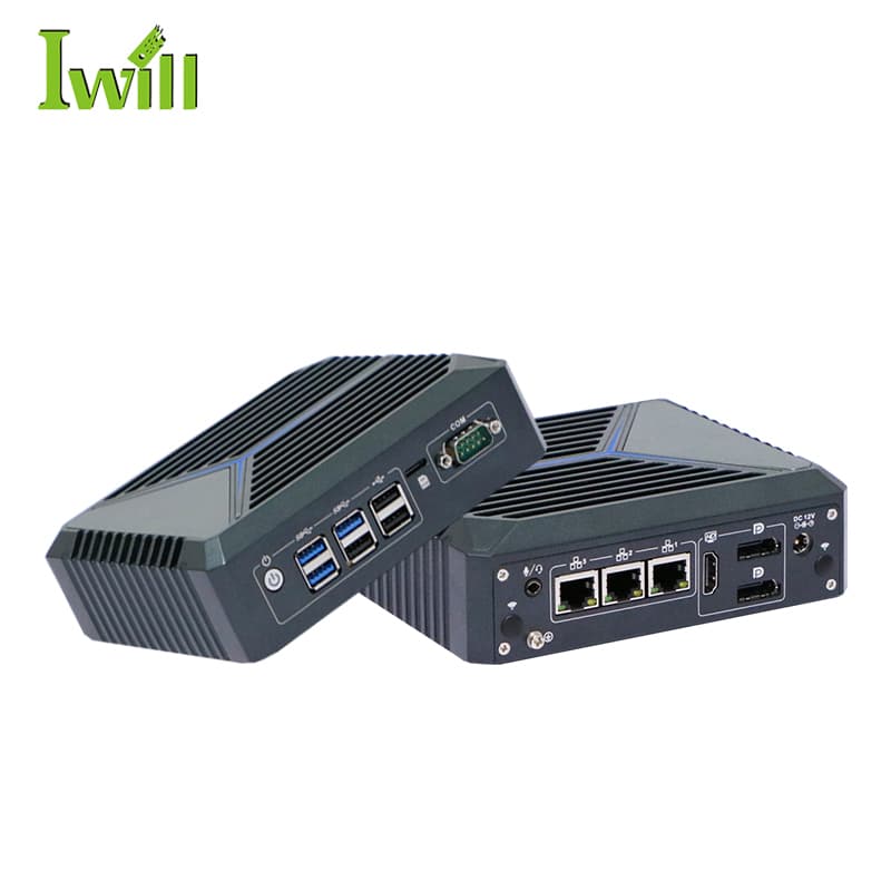 IWILL Nano-N1121 fanless firewall appliance with 3× 2.5G Intel LAN